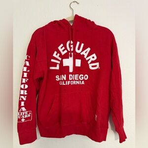 Lifeguard Red Bomber Jacket